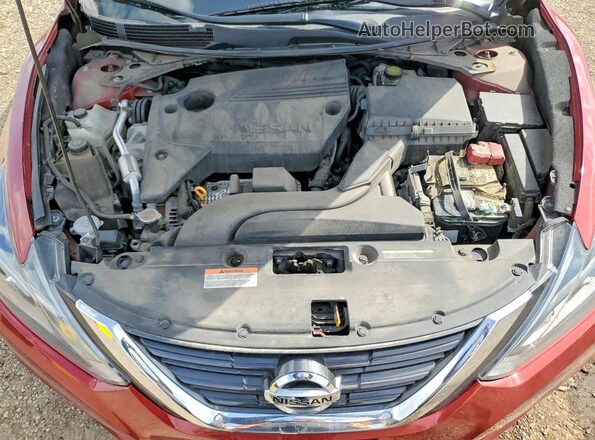 1N4AL3APXHC148505 2017 NISSAN ALTIMA Burgundy უკანა სალონის ხედი