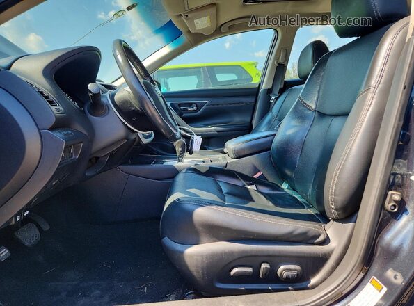 1N4AL3APXHC180077 2017 NISSAN ALTIMA Черный Вид салона спереди