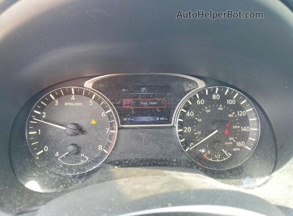 1N4AL3APXHC190317 2017 NISSAN ALTIMA Gray Вид щитка приладів