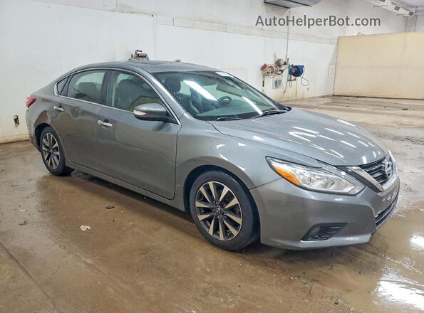 1N4AL3APXHC196571 2017 NISSAN ALTIMA Серый Передняя правая четверть