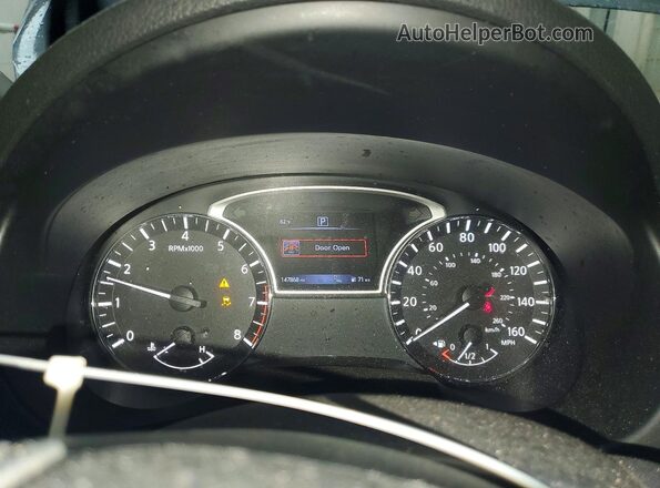 1N4AL3APXHC196571 2017 NISSAN ALTIMA Серый Вид щитка приборов