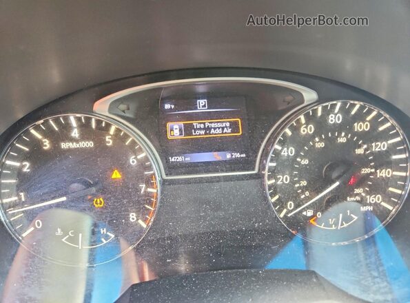 1N4AL3APXHC231979 2017 NISSAN ALTIMA Black Instrument cluster view