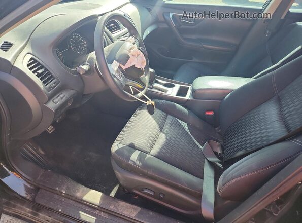 1N4AL3APXHC250628 2017 NISSAN ALTIMA Black Widok wnętrza z przodu
