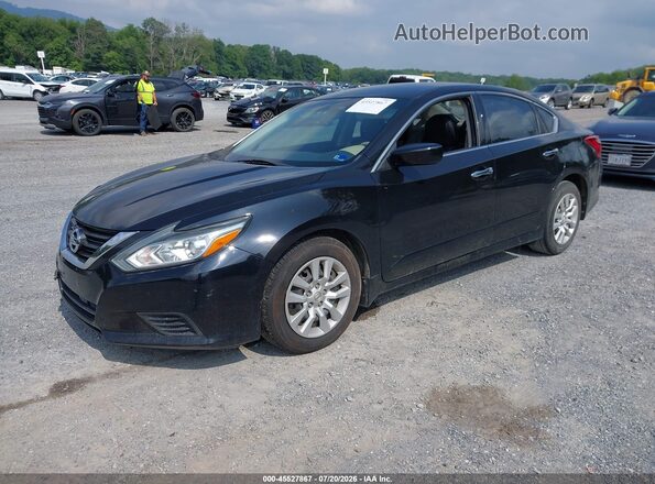 1N4AL3APXHC264383 2017 NISSAN ALTIMA Black Առջևի ձախ երեք քառորդ տեսարան
