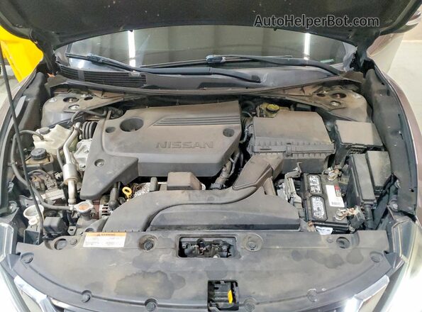 1N4AL3APXHC268420 2017 NISSAN ALTIMA Brown უკანა სალონის ხედი