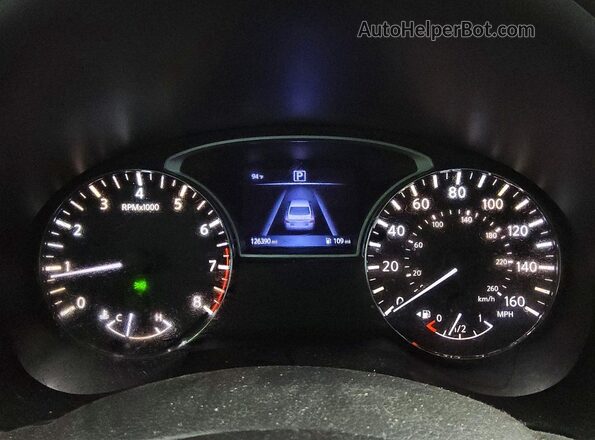 1N4AL3APXHC274945 2017 NISSAN ALTIMA Silver Սարքավորումների վահանակի տեսք