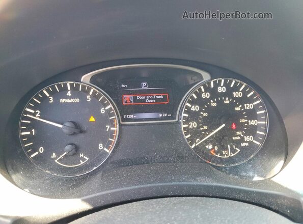 1N4AL3APXHN315417 2017 NISSAN ALTIMA Белый Вид щитка приборов