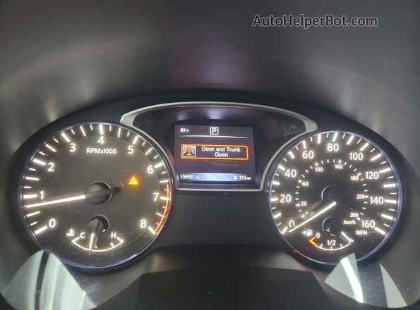 1N4AL3APXHN315420 2017 NISSAN ALTIMA White ხელსაწყოთა პანელის ხედი