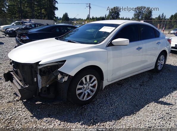 1N4AL3APXHN324179 2017 NISSAN ALTIMA White წინა მარცხენა ხედი სამი მეოთხედიდან