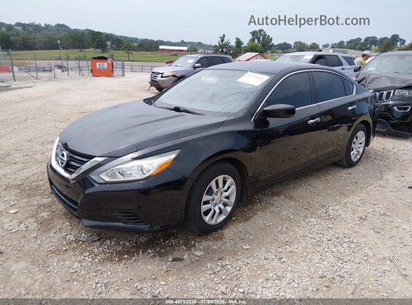 1N4AL3APXHN360681 2017 NISSAN ALTIMA Black წინა მარცხენა ხედი სამი მეოთხედიდან
