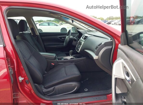 1N4AL3APXJC114005 2018 NISSAN ALTIMA Red Widok wnętrza z przodu