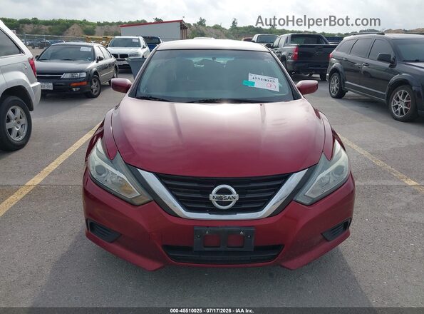 1N4AL3APXJC114005 2018 NISSAN ALTIMA Red Widok zestawu wskaźników