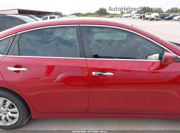 1N4AL3APXJC114005 2018 NISSAN ALTIMA Red Widok wnętrza z tyłu