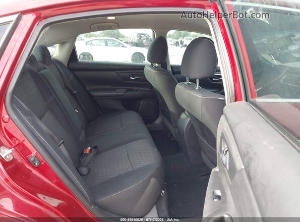 1N4AL3APXJC114005 2018 NISSAN ALTIMA Red Widok naklejki z numerem VIN