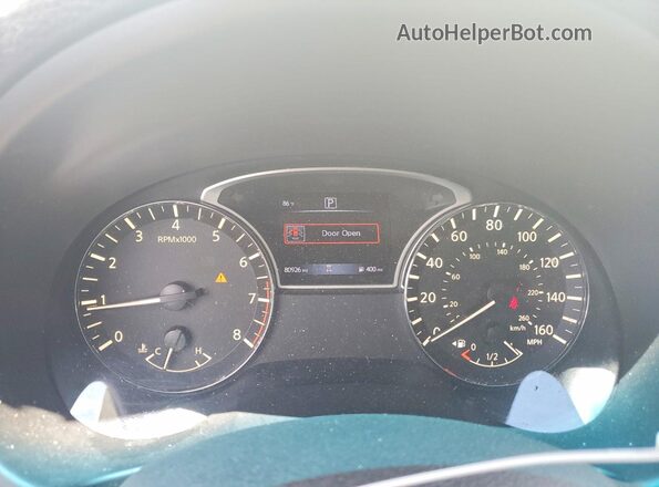 1N4AL3APXJC142774 2018 NISSAN ALTIMA Белый Вид щитка приборов