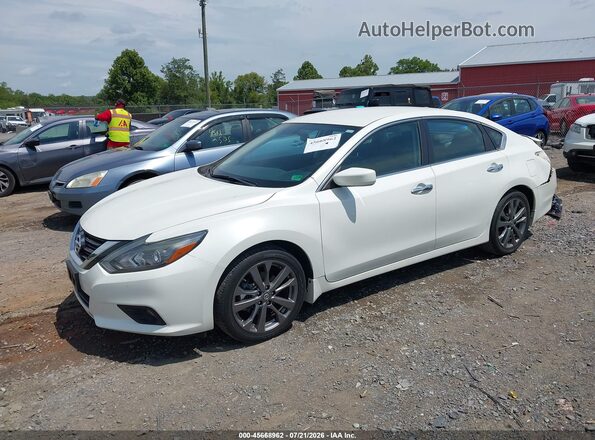 1N4AL3APXJC148011 2018 NISSAN ALTIMA Белый Передняя левая четверть