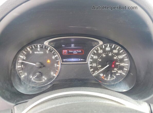1N4AL3APXJC153516 2018 NISSAN ALTIMA Серый Вид щитка приборов