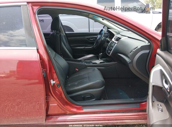 1N4AL3APXJC176049 2018 NISSAN ALTIMA Red წინა სალონის ხედი