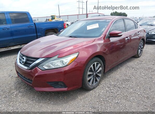 1N4AL3APXJC176049 2018 NISSAN ALTIMA Red წინა მარცხენა ხედი სამი მეოთხედიდან