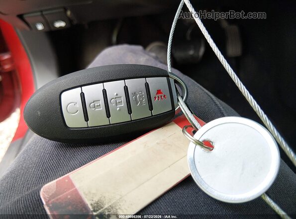 1N4AL3APXJC176049 2018 NISSAN ALTIMA Red წინა პანელის ხედი
