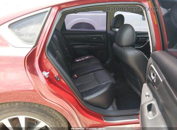 1N4AL3APXJC176049 2018 NISSAN ALTIMA Red VIN კოდის სტიკერის ხედი
