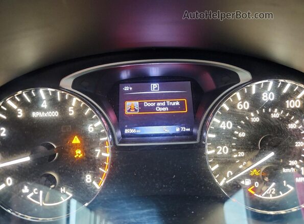 1N4AL3APXJC193871 2018 NISSAN ALTIMA Black Widok zestawu wskaźników