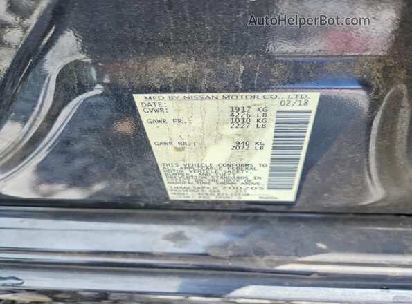1N4AL3APXJC200205 2018 NISSAN ALTIMA Black Engine compartment view