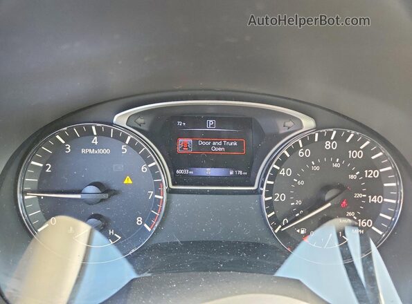 1N4AL3APXJC219014 2018 NISSAN ALTIMA Серебряный Вид щитка приборов