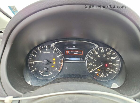 1N4AL3APXJC225864 2018 NISSAN ALTIMA Белый Вид щитка приборов