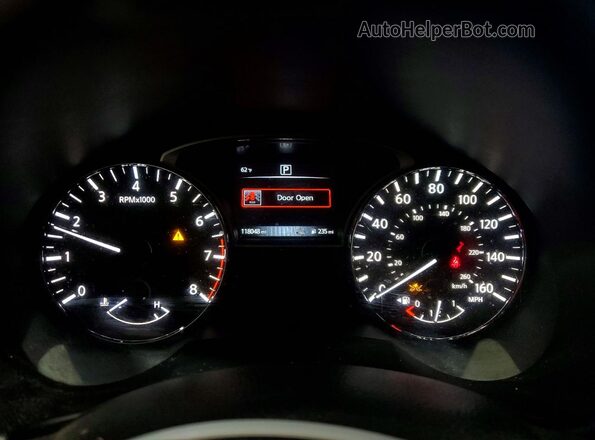 1N4AL3APXJC252501 2018 NISSAN ALTIMA Silver Instrument cluster view