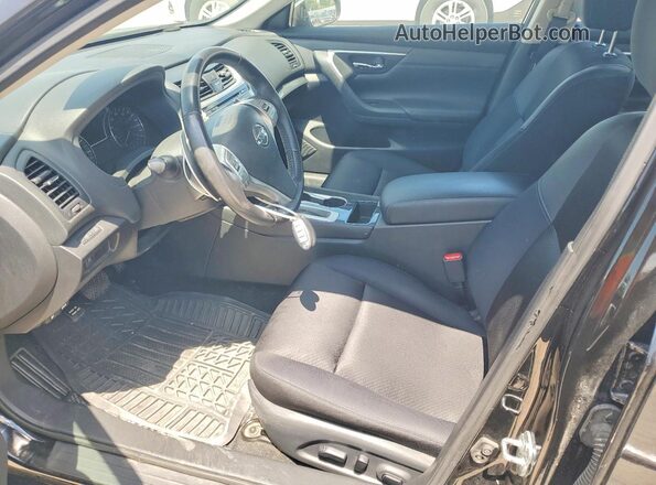 1N4AL3APXJC257312 2018 NISSAN ALTIMA Черный Вид салона спереди