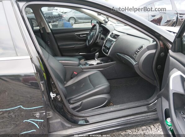 1N4AL3APXJC272084 2018 NISSAN ALTIMA Black Widok wnętrza z przodu