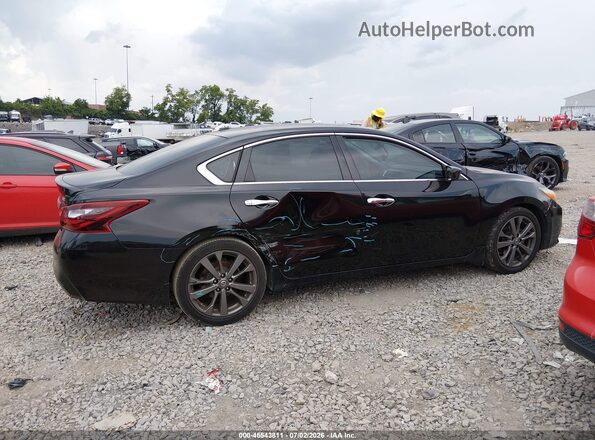 1N4AL3APXJC272084 2018 NISSAN ALTIMA Black Widok wnętrza z tyłu