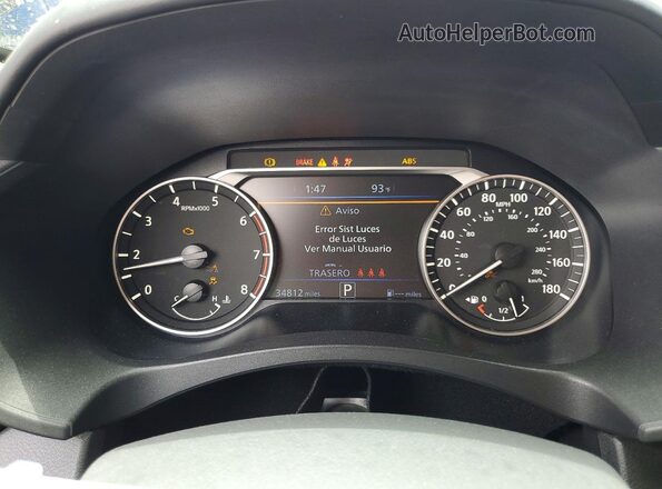 1N4AL4CV5RN311083 2024 NISSAN ALTIMA Red Instrument cluster view