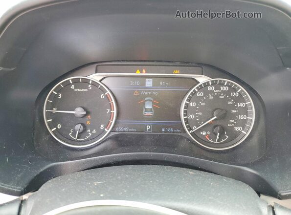 1N4AL4FV1KC111363 2019 NISSAN ALTIMA Темно-бордовый Вид щитка приборов