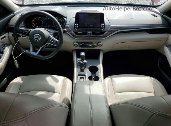1N4AL4FV1KC111363 2019 NISSAN ALTIMA Темно-бордовый Вид панели приборов