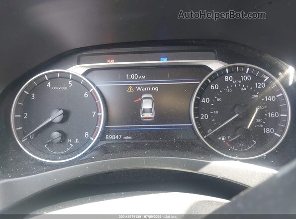 1N4AL4FV6LN311614 2020 NISSAN ALTIMA Black Widok tylnych siedzeń