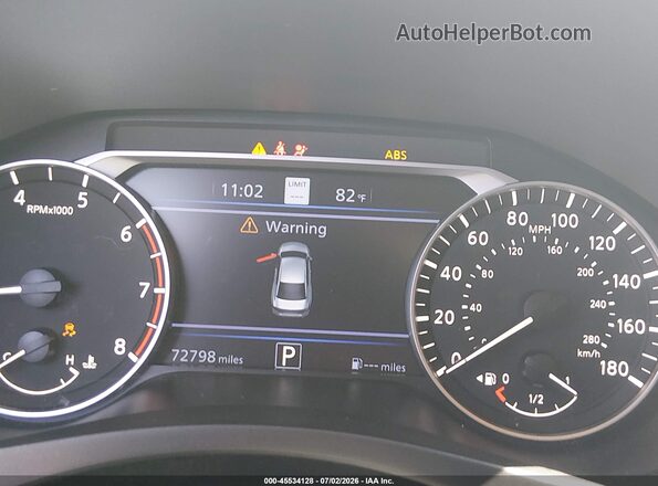 1N4AL4FVXLC173782 2020 NISSAN ALTIMA White Вид задніх сидінь
