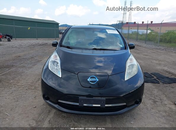 1N4AZ0CP0GC310909 2016 NISSAN LEAF Black Vista del cuadro de instrumentos