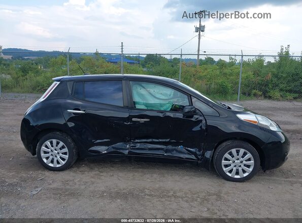 1N4AZ0CP0GC310909 2016 NISSAN LEAF Black Vista interior trasera