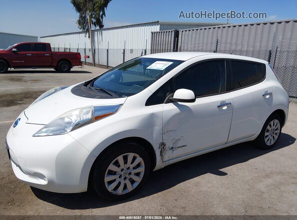 1N4AZ0CP7GC306209 2016 NISSAN LEAF White Vista frontal