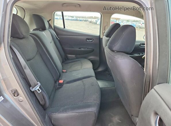 1N4AZ0CP9GC307748 2016 NISSAN LEAF Gray Հետևի նստատեղերի տեսք