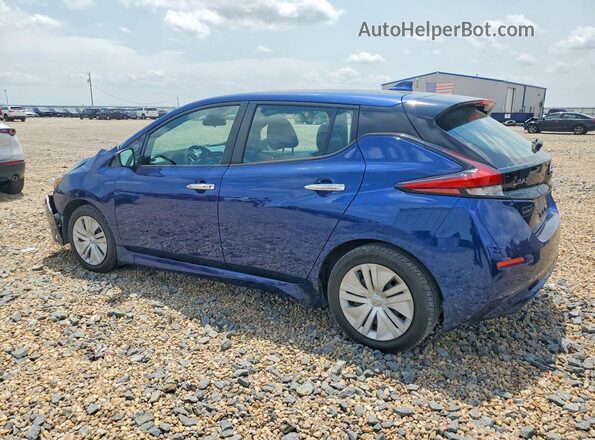 1N4AZ1BV2MC555079 2021 NISSAN LEAF Blue Задня ліва чверть