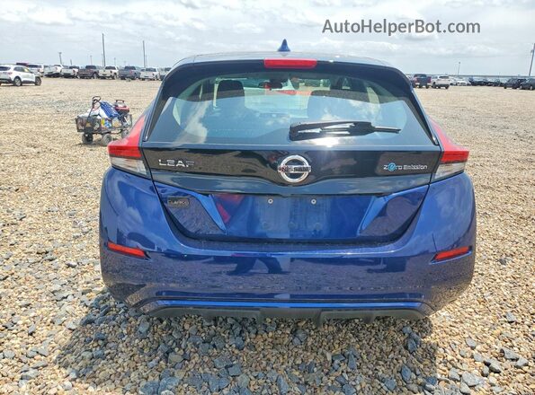 1N4AZ1BV2MC555079 2021 NISSAN LEAF Blue Вид ззаду