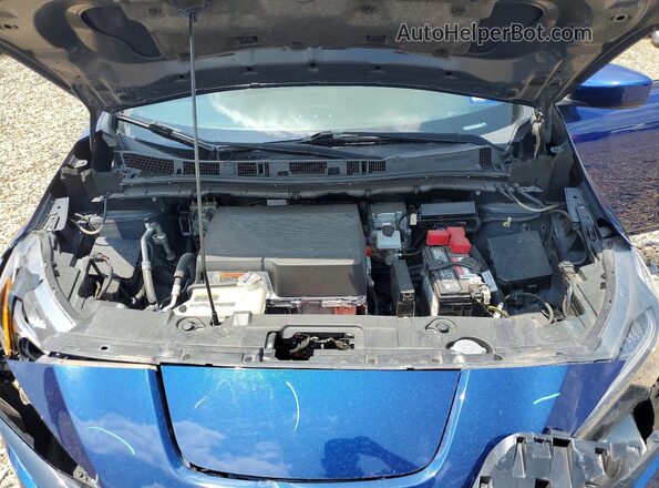 1N4AZ1BV2MC555079 2021 NISSAN LEAF Blue Вид задньої частини салону