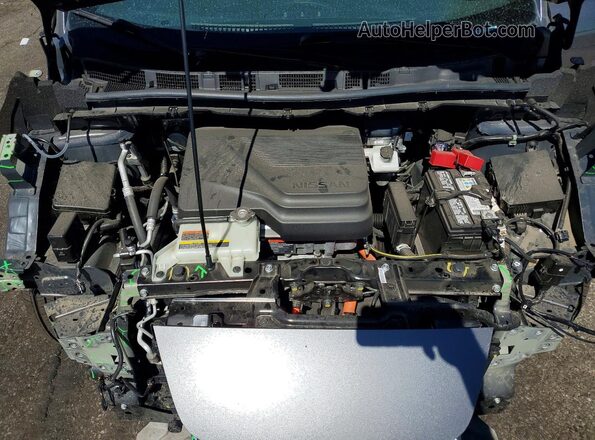1N4AZ1BV2SC563132 2025 NISSAN LEAF Gray Вид задньої частини салону