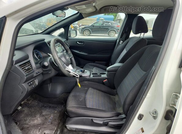 1N4AZ1BV3PC553829 2023 NISSAN LEAF White Вид салону спереду