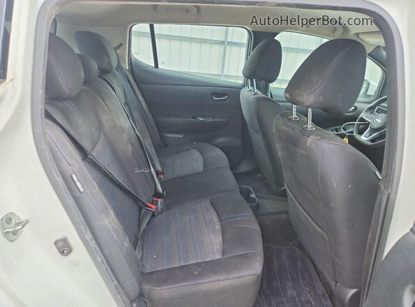 1N4AZ1BV3PC553829 2023 NISSAN LEAF White Вид задніх сидінь
