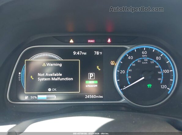 1N4AZ1BV3PC562210 2023 NISSAN LEAF Серый 