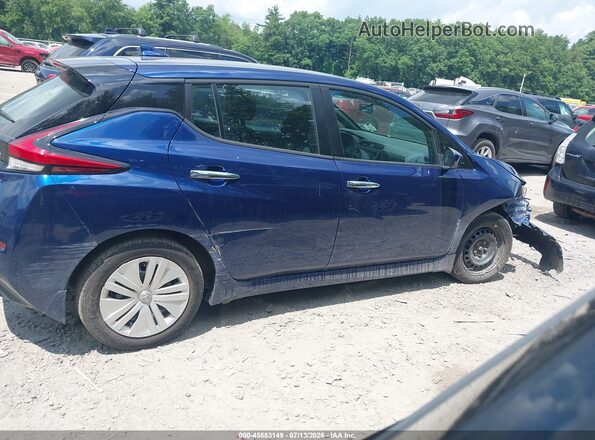 1N4AZ1BV4MC556038 2021 NISSAN LEAF Blue Вид задньої частини салону